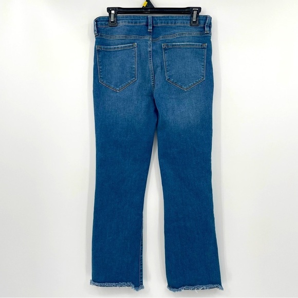 Free People Jeans Boot Cut Fringed Blue Sz. W29 - Picture 4 of 12